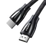 Ugreen HD140 1m HDMI-HDMI 2.1 8K@60Hz 48Gbps kabelis juodas su nailoniniu &scaron;arvu