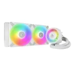 ARCTIC Liquid Freezer III - 280 A-RGB procesoriaus au&scaron;intuvas, baltas