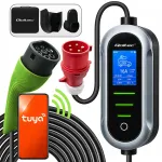 Qoltec 52437 Electric car charger 22 kW / 400 V / 7m cabel