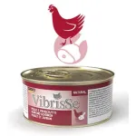VIBRISSE konservai katėms su vi&scaron;tiena ir kumpiu padaže 70g 1vnt (24)