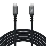 USB kabelis Wozinsky WPS-UY41S USB-C Thunderbolt 4 240W 1.0m juodas