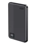 Ksix Powerbank Magslim 5000 mAh Magnetic USB-C PD 20W Digital display Black