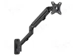 Gembird MA-WA1-02 Adjustable Wall Display Mounting Arm 17-27" / black