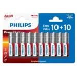 Philips AA LR6 Battery 20 pcs Blister