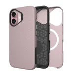Dėklas Perfectionists Triangle Mag Case Apple iPhone 16 rožinio aukso