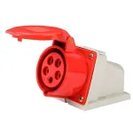 Pramoninis trifazis CEE lizdas su dangteliu, 16A, 5-Pin, IP44