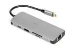 iBox IUH3RJ4K interface hub USB Type-C 5000 Mbit/s Silver
