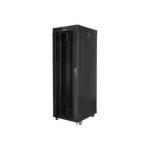 Lanberg | Rack cabinet 19" free-standing 37U/800x1000 (flat pack) with glass door, LCD | FF01-8037-12BL | Black