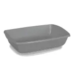 Comfy atviras tualetas katėms cleo classic, pilkas, 52.5x38x14