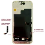 Ekranas skirtas iPhone 15 Pro, LTPO Soft OLED, 120Hz