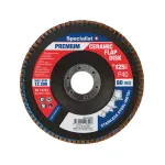 Lapelinis &scaron;lifavimo diskas 125 mm, P40, Ceramic PREMIUM, SPECIALIST+
