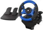 Genesis | Driving Wheel | Seaborg 350 | Blue/Black | Game racing wheel