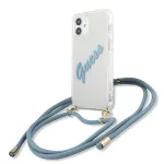Guess GUHCP12SCRTVSBL Script Vintage hardcase for iPhone 12 mini 5,4" / blue