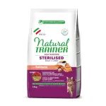 NATURAL TRAINER Cat adult Sterilised salmon su la&scaron;i&scaron;a 1.5kg