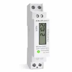 Qoltec Single-phase electronic energy meter | DIN rail | 230V | LCD | 1P | Slim