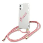Guess GUHCP12SCRTVSPI Script Vintage Hardcase for iPhone 12 mini 5,4" / pink