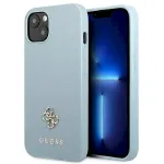 Guess GUHCP13SPS4MB Saffiano 4G Small Metal Logo Hardcase for iPhone 13 mini 5,4" / blue