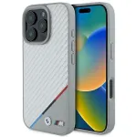 BMW BMHMP16L23PUDTS Hardcase M Carbon Tricolor Line MagSafe for iPhone 16 Pro 6.3" / grey