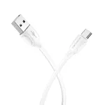 USB kabelis Borofone BX19 USB-A to USB-C 1.0m baltas