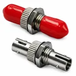 Qoltec Adapter fiber optic ST/UPC | Simplex | Multimode