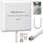 Qoltec 4G 5G LTE antenna | 9dBi | directional | external | SMA | waterproof | 3m
