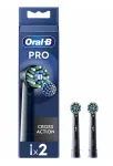 Oral-B | Replaceable toothbrush heads | EB50BRX-2 Cross Action Pro | Heads | For adults | Number of brush heads included 2 | Black