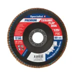 Lapelinis &scaron;lifavimo diskas 125 mm, P80, Ceramic PREMIUM, SPECIALIST+