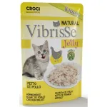 VIBRISSE konservai kačiukams vi&scaron;tienos krūtinėlė želatinoje 70g 1vnt (18)