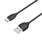 USB kabelis Borofone BX19 USB-A to USB-C 1.0m juodas