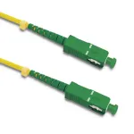 Qoltec Patchcord fiber optic SC/APC - SC/APC | Singlemode | 9/125 | G652D | Simplex | 0.5m