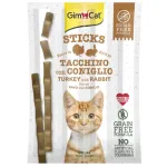 GimCat Sticks begrūdės lazdelės, su kalakutiena ir triu&scaron;iena (4 vnt)