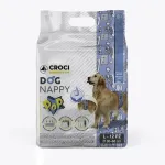 CROCI Dog Nappy sauskelnės patinėliams L 50-60cm 12vnt