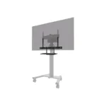 Neomounts Floor stand | AV40-500BL Keyboard Shelf Kit | Height adjustment | 43-110 " | Maximum weight (capacity) 2.5 kg | Black
