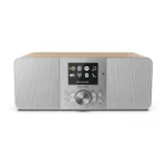 Sharp DR-I740(GY) Lisbon Stereo Smart Radio (Internet / DAB+ / FM), Grey & Oak | Sharp