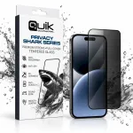 Quik Accessories PRIVACY SHARK Series Premium Strong Full Cover Tempered Glass for Apple iPhone 18 Pro