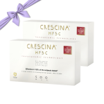 Crescina HFSC Transdermic Complete Treatment 500 vyrams, 10+10 ampulių (2 vnt.)