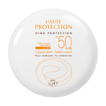 Av&egrave;ne kompaktinė apsaugos nuo saulės priemonė veidui SPF50+ netoleruojančiai odai, smėlio spalvos, 10 g