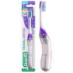 GUM Travel Ortho Soft sulankstomas dantų &scaron;epetėlis, 1 vnt.