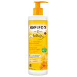 Weleda Baby Calendula &scaron;ampūnas ir kūno prausiklis, 400 ml