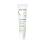 A-DERMA Dermalibour+ atkuriamasis CICA lūpų balzamas, 15 ml
