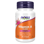 Now vitaminas A 10 000 TV akių sveikatai ir imunitetui palaikyti, 100 kapsulių