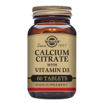 Solgar kalcis ir magnis su vitaminu D3, 60 kaps.