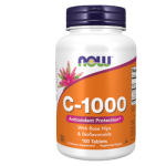 Now vitaminas C-1000 imunitetui ir antioksidacinei apsaugai, 100 tablečių