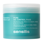 Sensilis Pure Oil Control Pads mikro&scaron;veitimo sebumą reguliuojantys diskeliai, 60 vnt.