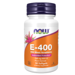 Now vitaminas E-400 TV mi&scaron;rūs tokoferoliai antioksidacinei ir ląstelių apsaugai, 50 kapsulių
