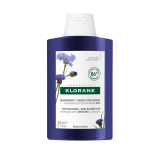 Klorane &scaron;ampūnas su ekologi&scaron;komis rugiagėlėmis nuo geltonumo &scaron;viesiems ir žiliems plaukams, 200 ml