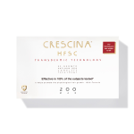 Crescina HFSC Transdermic Complete Treatment 200 vyrams, 10+10 ampulių