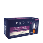 Phyto Phytocyane ampulės nuo progresuojančio plaukų slinkimo moterims, 12 x 5 ml
