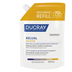 Ducray Kelual Squanorm drėkinamasis &scaron;ampūnas nuo pleiskanų, papildymas, 400 ml