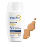 Bioderma Photoderm XDefense apsauginė priemonė nuo saulės, auksinis atspalvis, SPF50+, 40 ml